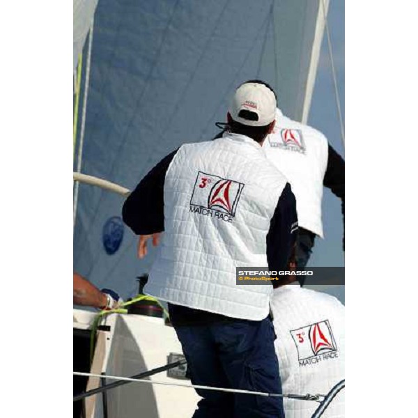 Andrea Micalli 3° MAtch Race Città di MArghera Venezia, 25 aprile 2004 ph.Stefano Grasso