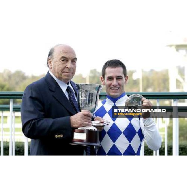 Lorenzo Brogi and Mirco Demuro winners of Premio Carlo Porta with Tobir Milan, 14th october 2006 ph. Stefano Grasso