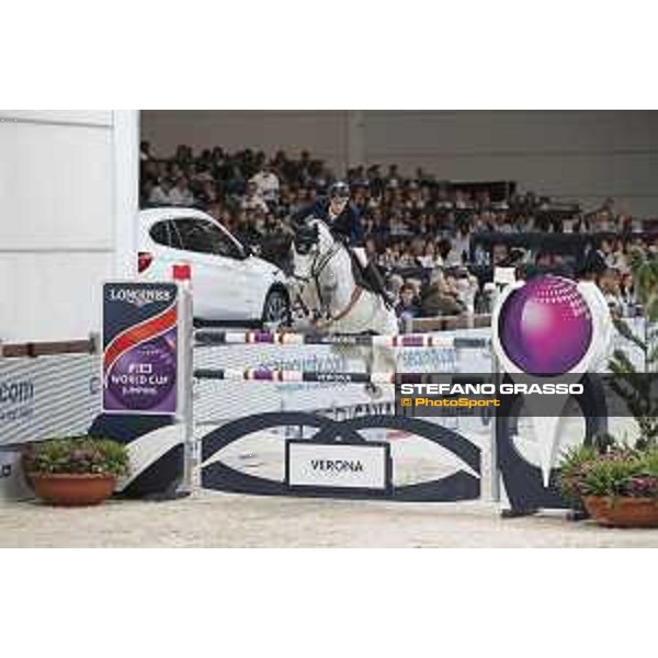GP presented by Fixdesign - Martin Fuchs on Clooney 51 Verona,13th nov.2016 ph.Stefano Grasso/Jumping Verona
