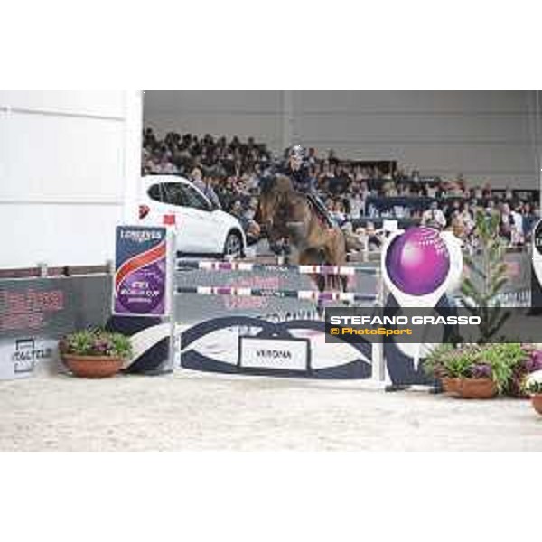 GP presented by Fixdesign - Emilio Bicocchi on Ares Verona,13th nov.2016 ph.Stefano Grasso/Jumping Verona