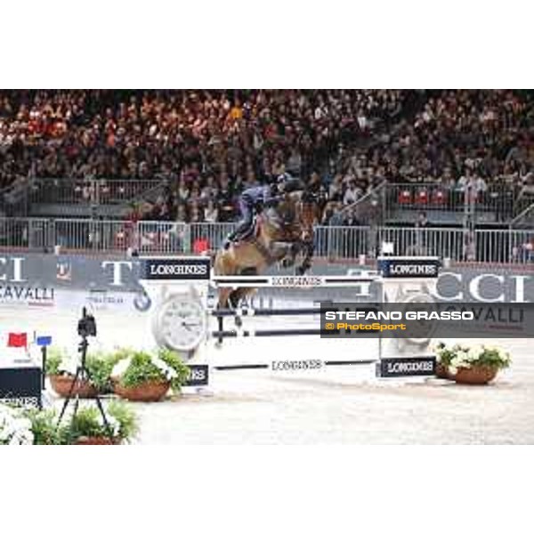 GP presented by Fixdesign - Emilio Bicocchi on Ares Verona,13th nov.2016 ph.Stefano Grasso/Jumping Verona