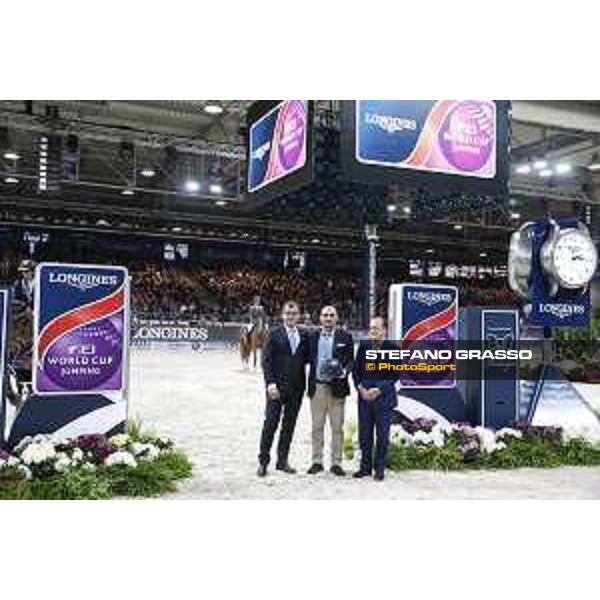 GP presented by Fixdesign - Maurizio Danese, BMW brand manager e Giovanni Mantovani Verona,13th nov.2016 ph.Stefano Grasso/Jumping Verona