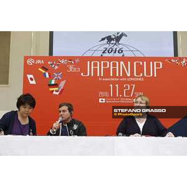 The 36th Japan Cup in association with Longines - Press conference featuring the foreign participants - Nightflower connection - Peter Schiergen Tokyo,24th nov.2016 ph.Stefano Grasso