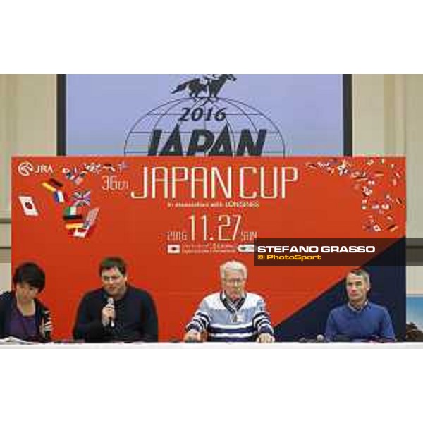 The 36th Japan Cup in association with Longines - Press conference featuring the foreign participants - Iquitos connection Tokyo,24th nov.2016 ph.Stefano Grasso