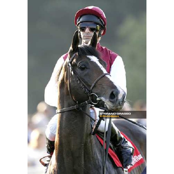 Gran Premio del Jockey Club - parade -Laverock with Davy Bonilla Milan San Siro 15th october 2006 ph. Stefano Grasso