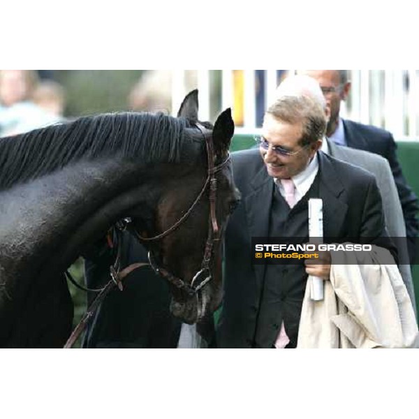 Salvatore Limata and Champion Place winners of Premio Omenoni Milan San Siro 15th october 2006 ph. Stefano Grasso