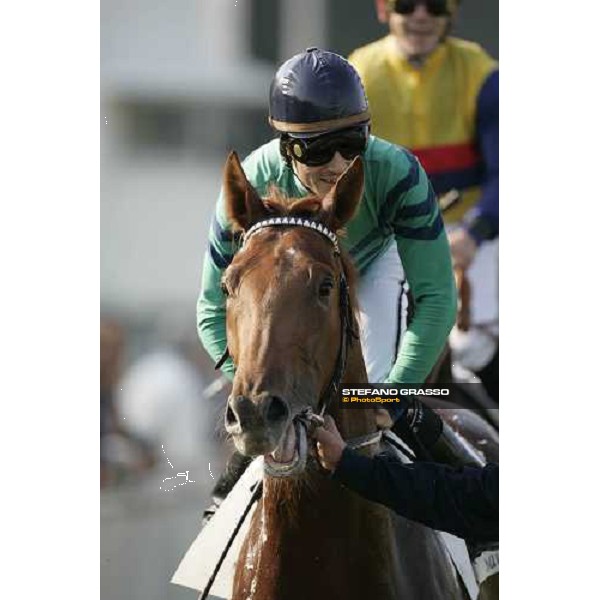 Dario Vargiu on Titus Shadow winner of Premio Eupili Milan San Siro 15th october 2006 ph. Stefano Grasso