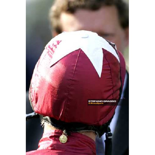 Gran Crtiterium - Kirklees\'s trainer Mark Johnston speaks with Frankie Dettori before the race Milan San Siro 15th october 2006 ph. Stefano Grasso