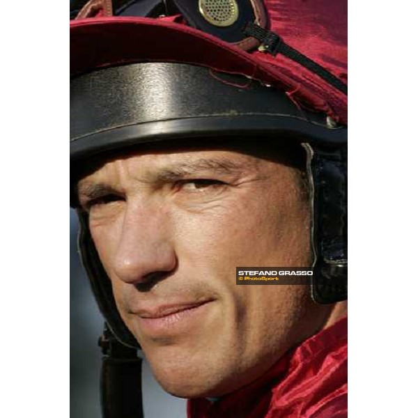 Gran Crtiterium - close up for Frankie Dettori in the parade ring of Gran Criterium Milan San Siro 15th october 2006 ph. Stefano Grasso