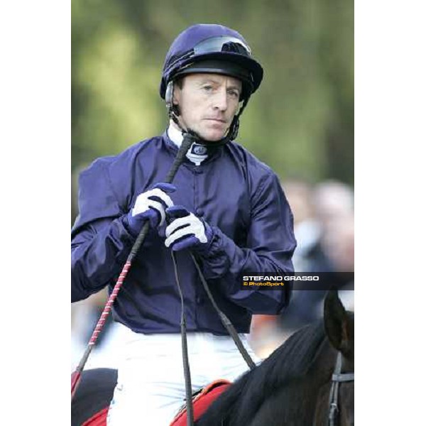 Gran Crtiterium - Kieren Fallon on Chinese Whisper parading before the race Milan San Siro 15th october 2006 ph. Stefano Grasso