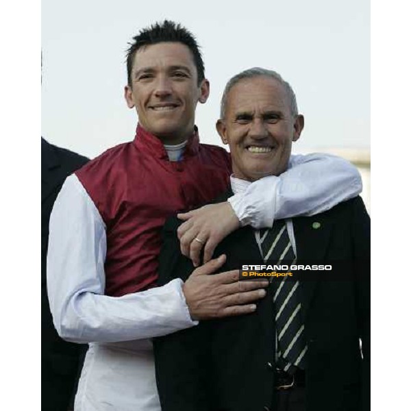 giving prize of Gran Crtiterium - Gianfranco and Frankie Dettori Milan San Siro 15th october 2006 ph. Stefano Grasso