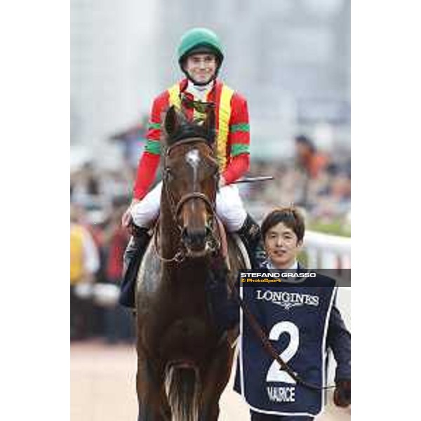 Longines KHIR - Ryan Moore on Maurice wins the Longines Hong Kong Cup Hong Kong,9th dec.2016 ph.Stefano Grasso/Longines