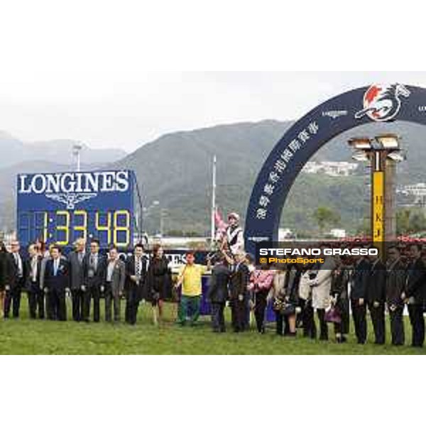 Longines KHIR - Zac Purton on Beauty Only wins the Longines Hong Kong Mile Hong Kong,9th dec.2016 ph.Stefano Grasso/Longines