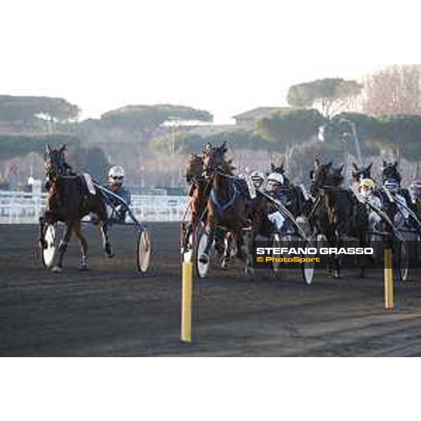 Antonio Di Nardo with Vale Capar wins the Gran Premio Allevatori Filly Rome,Capannelle racecourse 26th dec.2016 ph.Stefano Grasso