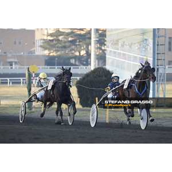 Antonio Di Nardo with Vale Capar wins the Gran Premio Allevatori Filly Rome,Capannelle racecourse 26th dec.2016 ph.Stefano Grasso