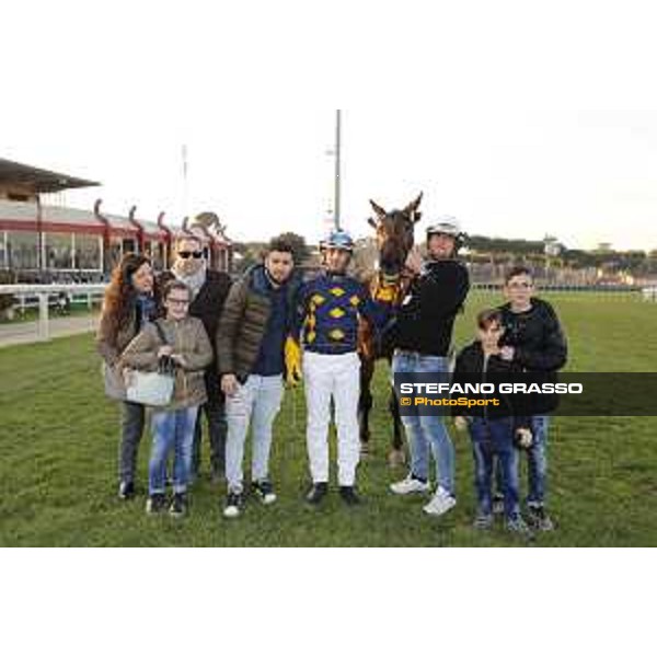 Antonio Di Nardo with Vale Capar wins the Gran Premio Allevatori Filly Rome,Capannelle racecourse 26th dec.2016 ph.Stefano Grasso