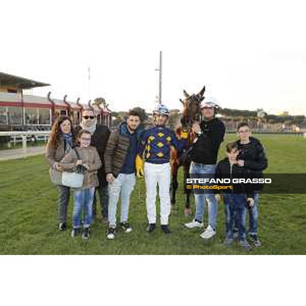 Antonio Di Nardo with Vale Capar wins the Gran Premio Allevatori Filly Rome,Capannelle racecourse 26th dec.2016 ph.Stefano Grasso
