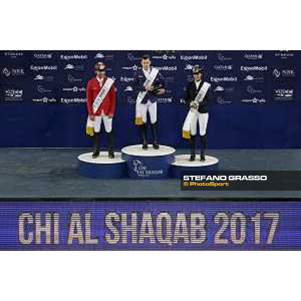 Al Shaqab, 04.03.2017, Winners Presentation, Scott Brash with Ursula XII at Al Shaqab wins the 5 Star Showjumping. Photo: Frank Sorge/Al Shaqab