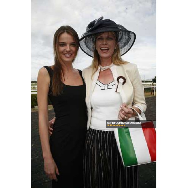 Cristiana Filangeri and lady Hiddeman owner of FLoriot winner of Premio Lydia Tesio Rome Capannelle, 22nd october 2006 ph. Stefano Grasso
