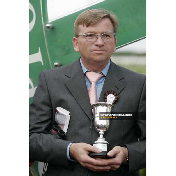 Werner Glanz trainer of FLoriot winner of Premio Lydia Tesio Rome Capannelle, 22nd october 2006 ph. Stefano Grasso
