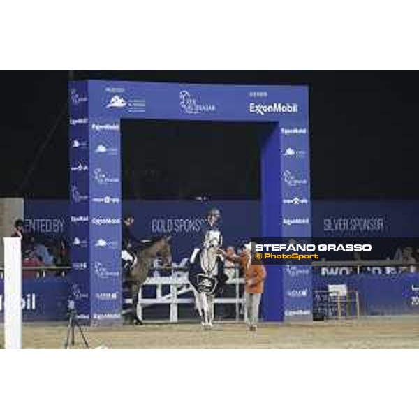 CHI of Al Shaqab - Class S04 CSI5* - Bertram Allen on Molly Malone V during prize giving ceremony Doha, Al Shaqab - 02th March 2017 ph.Mario Grassia/Al Shaqab