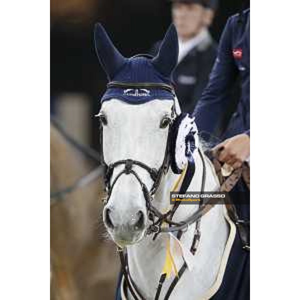 CHI of Al Shaqab - Class S04 CSI5* - Bertram Allen on Molly Malone V during prize giving ceremony Doha, Al Shaqab - 02th March 2017 ph.Mario Grassia/Al Shaqab