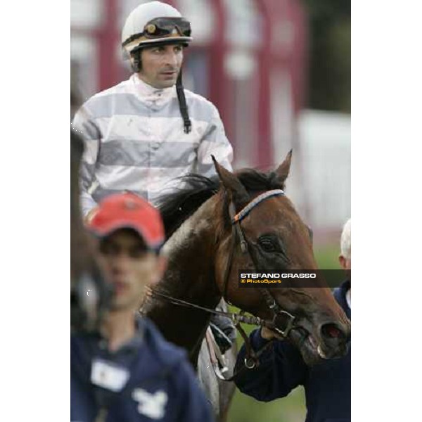 close up for Il Cadettoand David Bonilla winners of Premio Guido Berardelli Rome Capannelle, 22nd october 2006 ph. Stefano Grasso