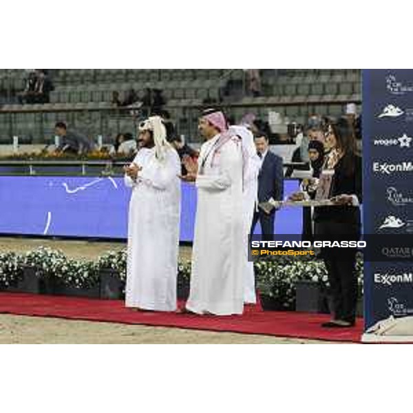 CHI of Al Shaqab - Class S04 CSI5* - Moments during prize giving ceremony Doha, Al Shaqab - 02th March 2017 ph.Mario Grassia/Al Shaqab
