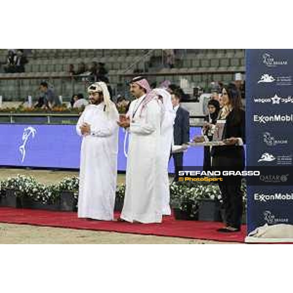 CHI of Al Shaqab - Class S04 CSI5* - Moments during prize giving ceremony Doha, Al Shaqab - 02th March 2017 ph.Mario Grassia/Al Shaqab