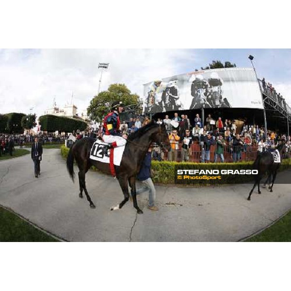 Frankie Dettori on Rob\'s Love Rome Capannelle, 22nd october 2006 ph. Stefano Grasso