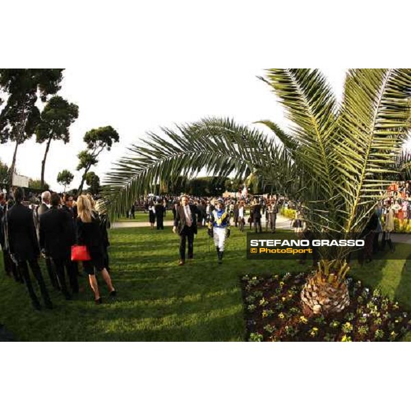 the parade ring of Capannelle racetrack before the Premio Lydia Tesio Rome Capannelle, 22nd october 2006 ph. Stefano Grasso