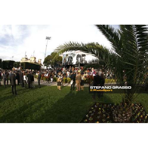 the parade ring of Capannelle racetrack before the Premio Lydia Tesio Rome Capannelle, 22nd october 2006 ph. Stefano Grasso