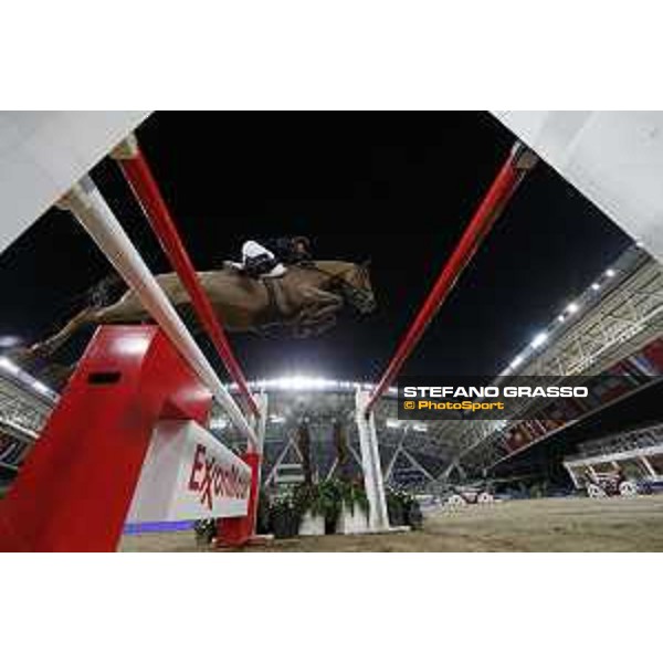 CHI of Al Shaqab - Class S12 CSI5* Grand Prix - Janika Sprunger on Aris CMS Doha, Al Shaqab - 04th March 2017 ph.Stefano Grasso/Al Shaqab