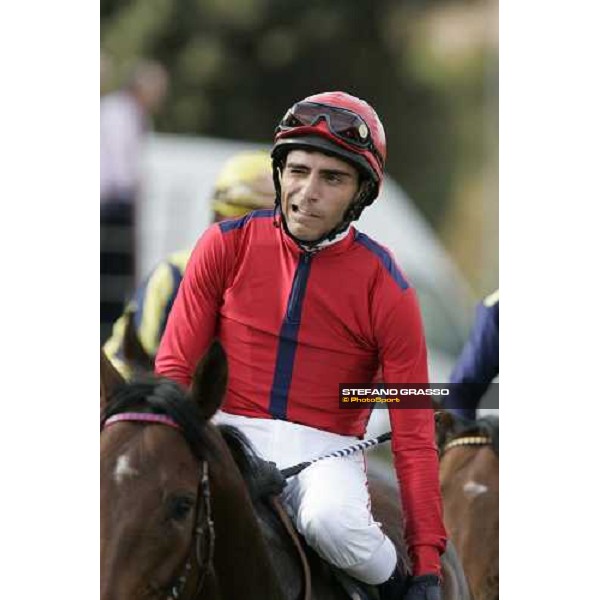 Endo Botti comes back on Rumsfeld after winning the Premio Nearco Rome Capannelle, 22nd october 2006 ph. Stefano Grasso