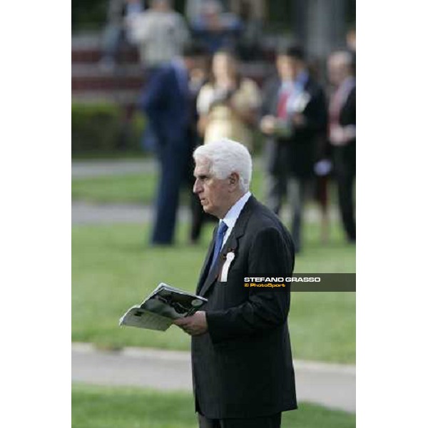 Enzo Mei, President of Capannelle racetrack. Rome Capannelle, 22nd october 2006 ph. Stefano Grasso