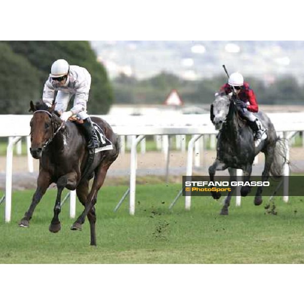 Davy Bonilla on Il Cadetto wins the Premio Guido Berardelli Rome Capannelle, 22nd october 2006 ph. Stefano Grasso