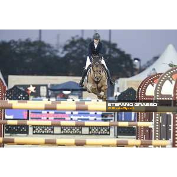 CHI of Al Shaqab - Class S12 CSI5* Grand Prix - Janika Sprunger on Aris CMS Doha, Al Shaqab - 04th March 2017 ph.Stefano Grasso/Al Shaqab