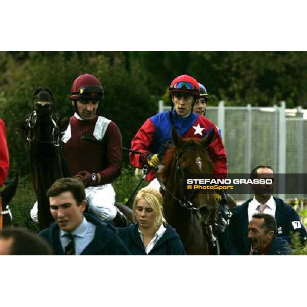 Karoly Kerekes on Floriot comes back after the triumph in the Premio Lydia Tesio Rome Capannelle, 22nd october 2006 ph. Stefano Grasso