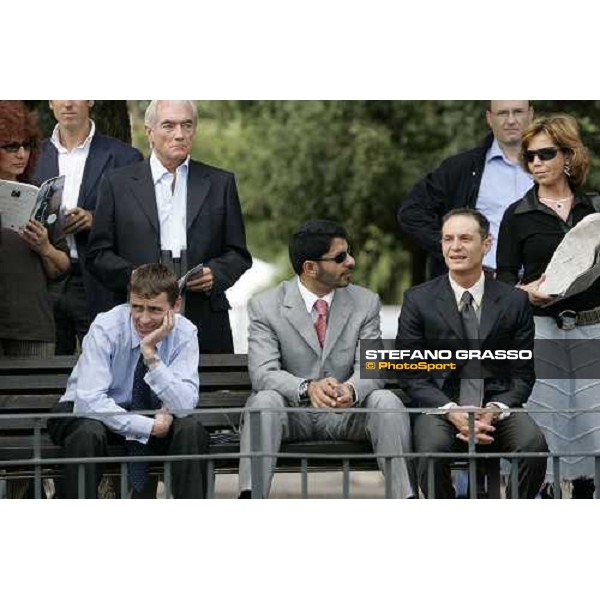 Ted Durcan, Saeed Bin Suroor and Fernando Iovine at Capannelle racetrack Rome Capannelle, 22nd october 2006 ph. Stefano Grasso