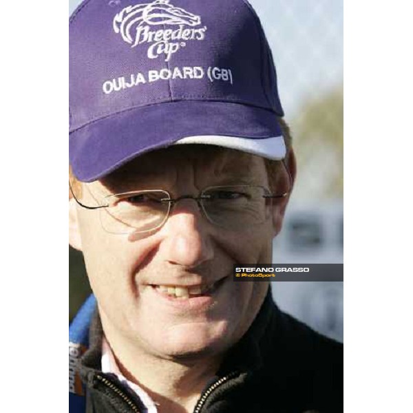 Lord Derby owner of Ouija Board after morning works Louisville Churchills Down racetrack, 3rd nov. 2006 ph. Stefano Grasso