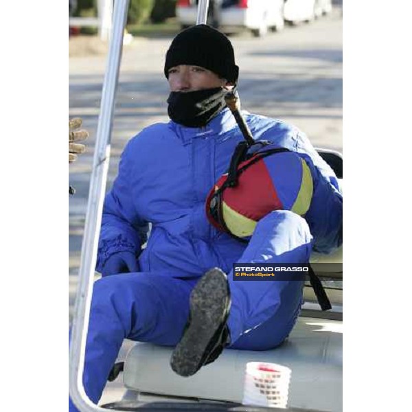 Frankie Dettori at Louisville after morning works Louisville Churchills Down racetrack, 3rd nov. 2006 ph. Stefano Grasso