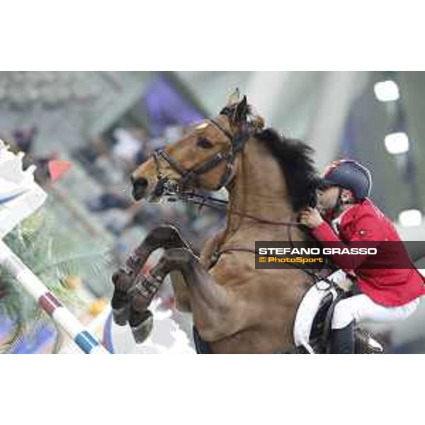 CHI of Al Shaqab - Class S12 CSI5* Grand Prix - Omer Karaevli on Roso au Crosnier Doha, Al Shaqab - 04th March 2017 ph.Stefano Grasso/Al Shaqab