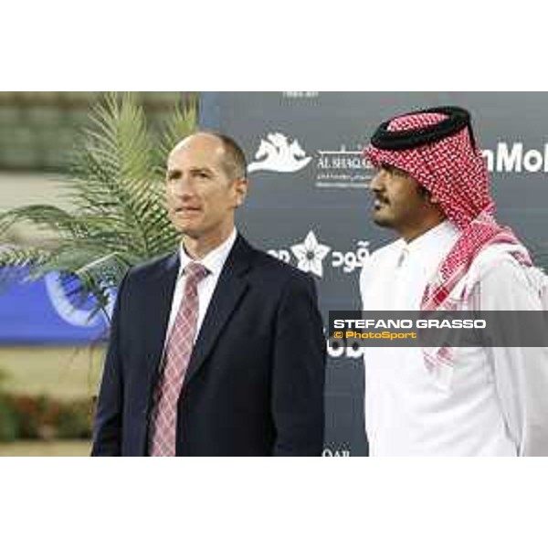 CHI of Al Shaqab - Class S12 CSI5* Grand Prix - Exxon Mobil CEO\'s Alistair Routledge and Sheikh Jooan Bin Hamad Bin Khalifa Al Thani Doha, Al Shaqab - 04th March 2017 ph.Stefano Grasso/Al Shaqab