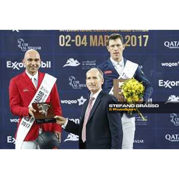 CHI of Al Shaqab - Class S12 CSI5* Grand Prix - Omer Karaevli, Scott Brash and Exxon Mobil CEO\'s Alistair Routledge Doha, Al Shaqab - 04th March 2017 ph.Stefano Grasso/Al Shaqab