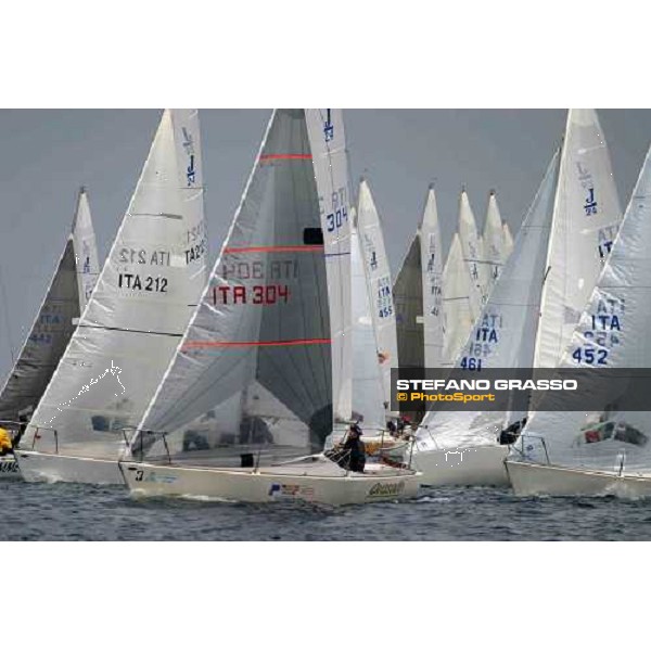 TAN 2004 - Livorno 01.05.04 J24 - Start Ph. Andrea Carloni