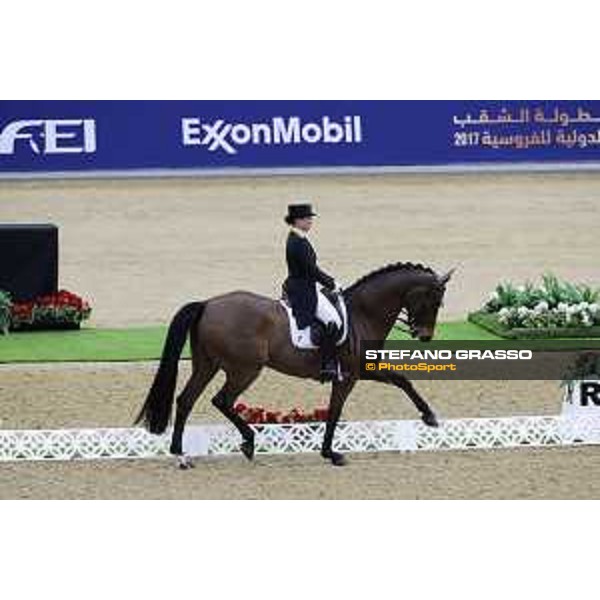 Isabelle Werth on Don Johnson Frh CDI5* - Grand Prix Doha-Al Shaqab,3rd march 2017 ph.Stefano Grasso/Al Shaqab