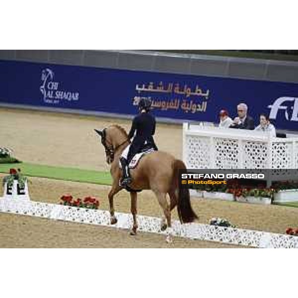 Cathrine Dufour on Atterupgaard Cassidy CDI5* - Grand Prix Doha-Al Shaqab,3rd march 2017 ph.Stefano Grasso/Al Shaqab