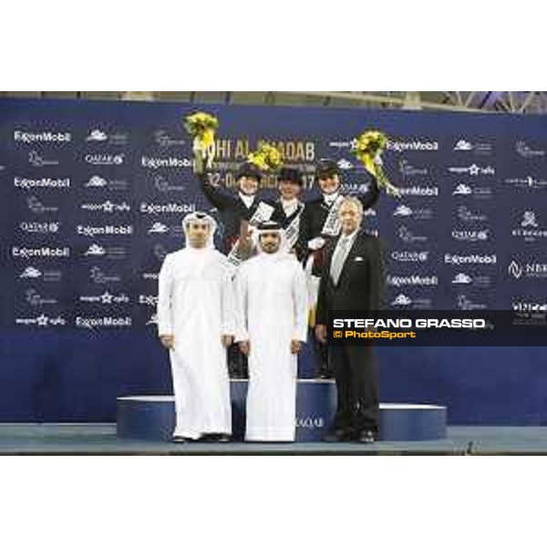 Isabelle Werth CDI5* - Grand Prix - Prize Giving Doha-Al Shaqab,3rd march 2017 ph.Stefano Grasso/Al Shaqab