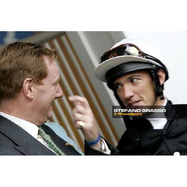 FRankie Dettori with Lord Derby inteh parade ring of the Emirates Airline Breeders\' Cup Filly \' Mare Turf Louisville Churchill Downs, 4th nov. 2006 ph. Stefano Grasso