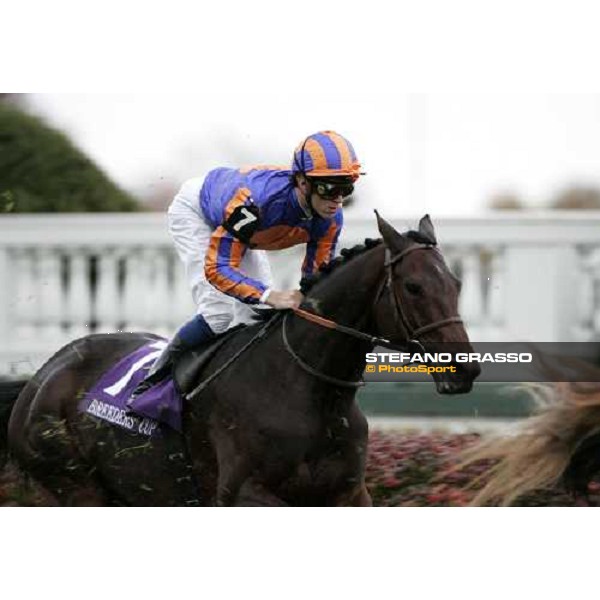 Christophe Soumillon on Hurricane Run during the John Deere Breeders\' Cup Turf Louisville Churchill Downs, 4th nov. 2006 ph. Stefano Grasso